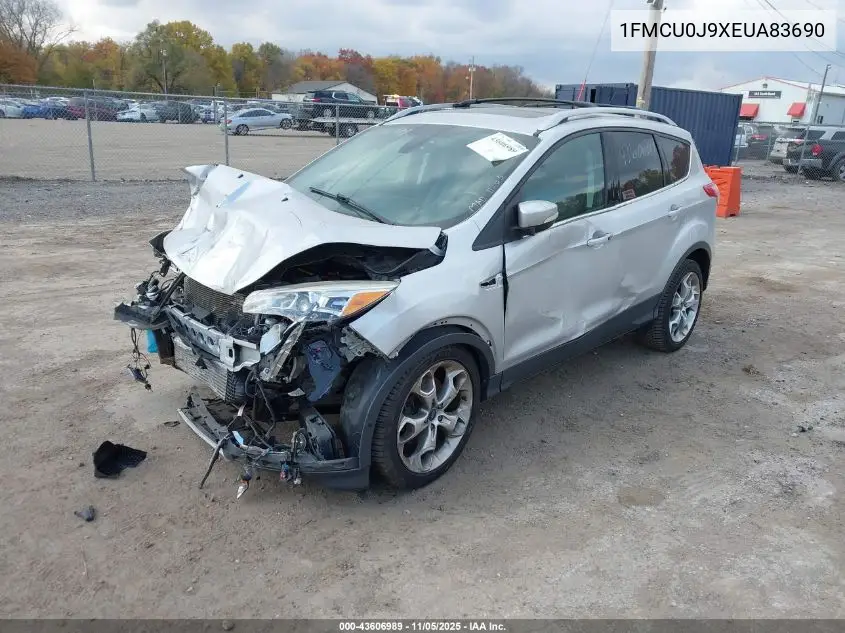 1FMCU0J9XEUA83690 2014 Ford Escape Titanium