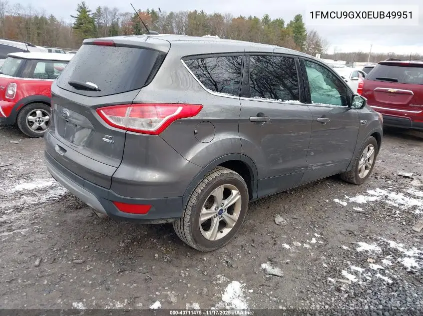 1FMCU9GX0EUB49951 2014 Ford Escape Se