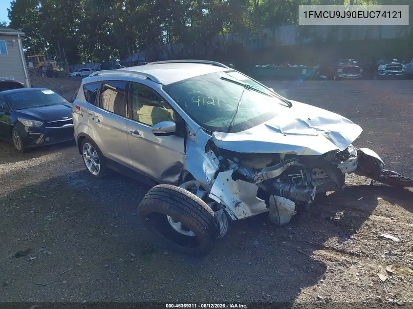2014 Ford Escape Titanium VIN: 1FMCU9J90EUC74121 Lot: 45369311