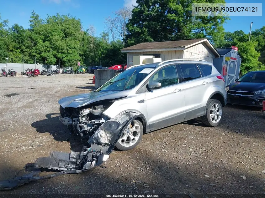 2014 Ford Escape Titanium VIN: 1FMCU9J90EUC74121 Lot: 45369311