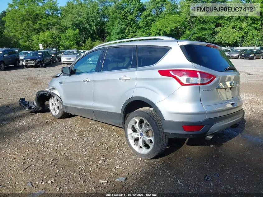 2014 Ford Escape Titanium VIN: 1FMCU9J90EUC74121 Lot: 45369311
