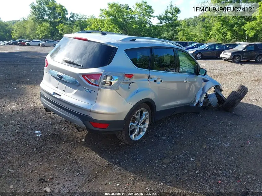 2014 Ford Escape Titanium VIN: 1FMCU9J90EUC74121 Lot: 45369311
