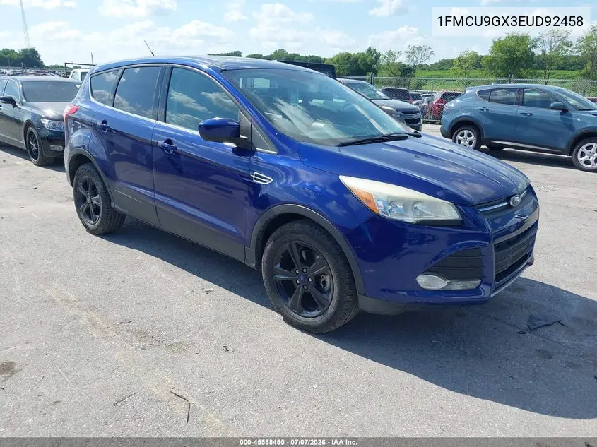 2014 Ford Escape Se VIN: 1FMCU9GX3EUD92458 Lot: 45558450