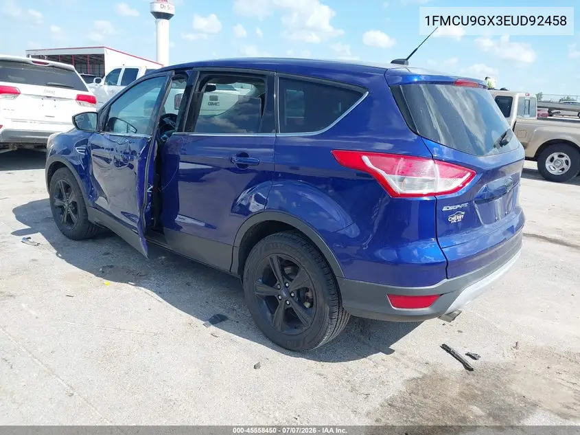 2014 Ford Escape Se VIN: 1FMCU9GX3EUD92458 Lot: 45558450