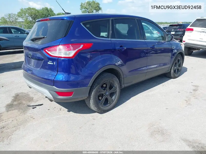 2014 Ford Escape Se VIN: 1FMCU9GX3EUD92458 Lot: 45558450