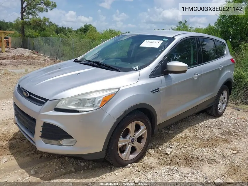 2014 Ford Escape Se VIN: 1FMCU0GX8EUE21142 Lot: 45682331