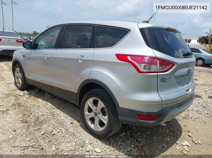 2014 Ford Escape Se VIN: 1FMCU0GX8EUE21142 Lot: 45682331