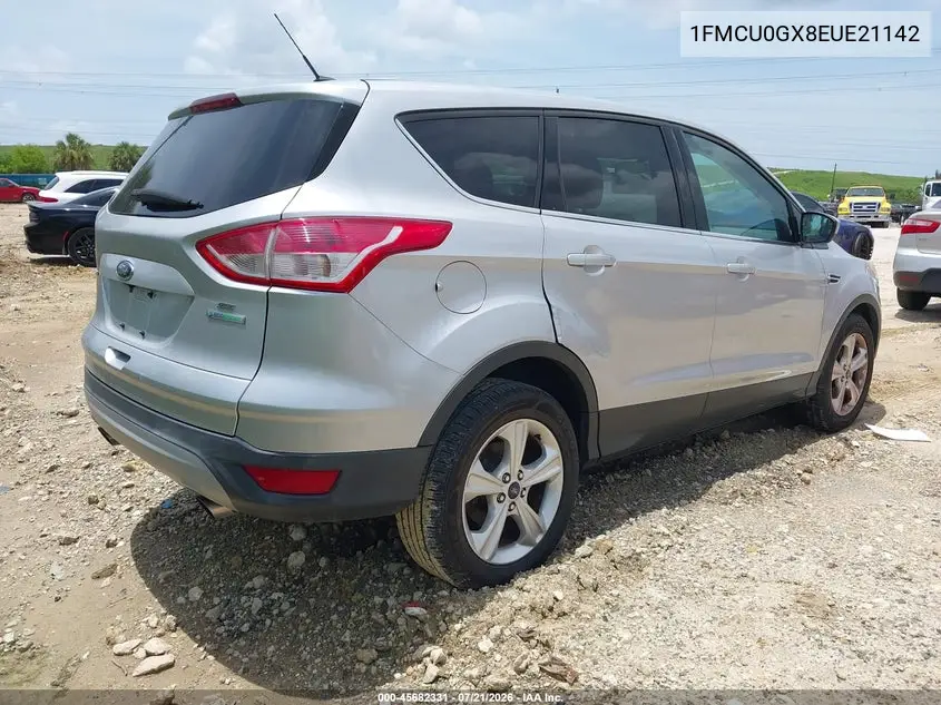 2014 Ford Escape Se VIN: 1FMCU0GX8EUE21142 Lot: 45682331