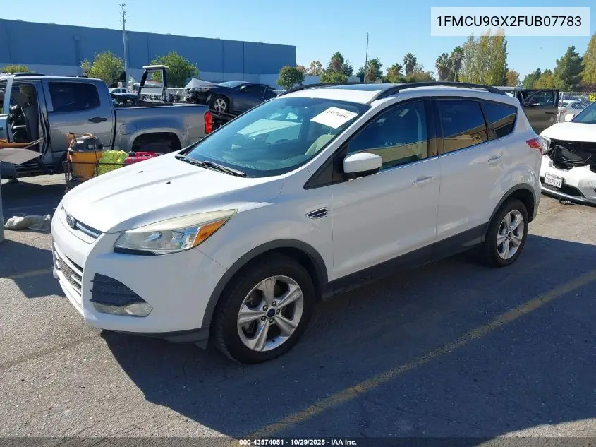 1FMCU9GX2FUB07783 2015 Ford Escape Se