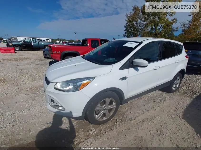 1FMCU9GX1GUB75378 2016 Ford Escape Se