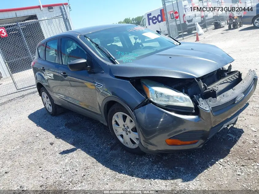 2016 Ford Escape S VIN: 1FMCU0F73GUB20444 Lot: 45589485