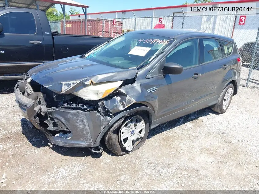 2016 Ford Escape S VIN: 1FMCU0F73GUB20444 Lot: 45589485