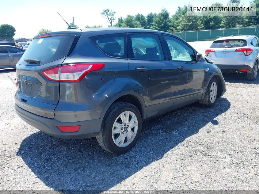 2016 Ford Escape S VIN: 1FMCU0F73GUB20444 Lot: 45589485