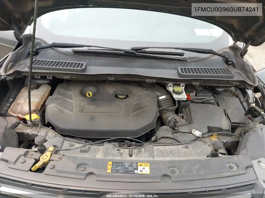 2016 Ford Escape Se VIN: 1FMCU0G96GUB74241 Lot: 45634813