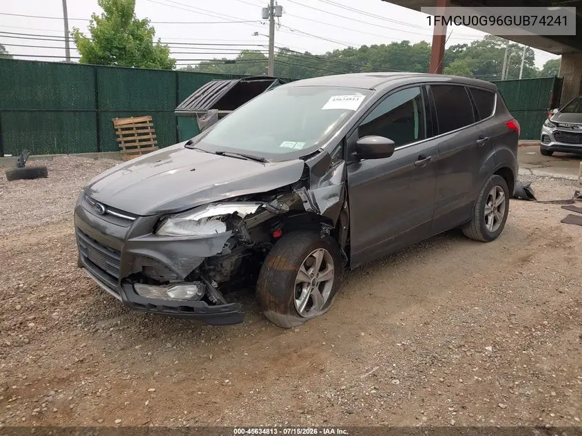 2016 Ford Escape Se VIN: 1FMCU0G96GUB74241 Lot: 45634813