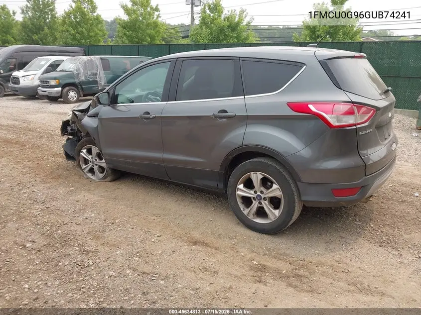 2016 Ford Escape Se VIN: 1FMCU0G96GUB74241 Lot: 45634813
