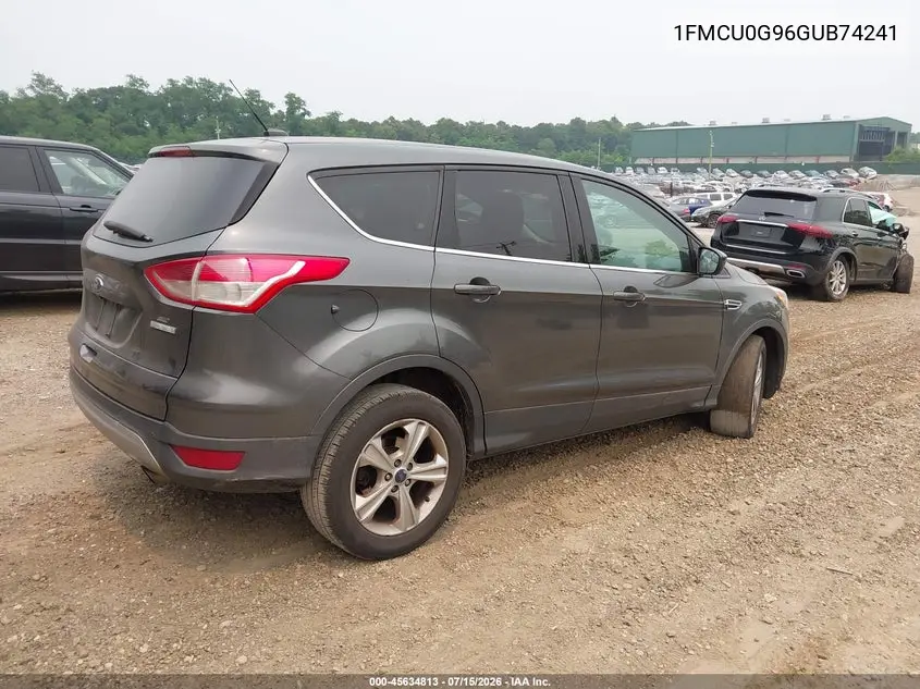 2016 Ford Escape Se VIN: 1FMCU0G96GUB74241 Lot: 45634813