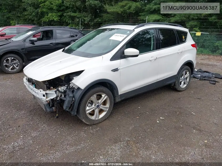 2016 Ford Escape Se VIN: 1FMCU9G90GUA06387 Lot: 45657833