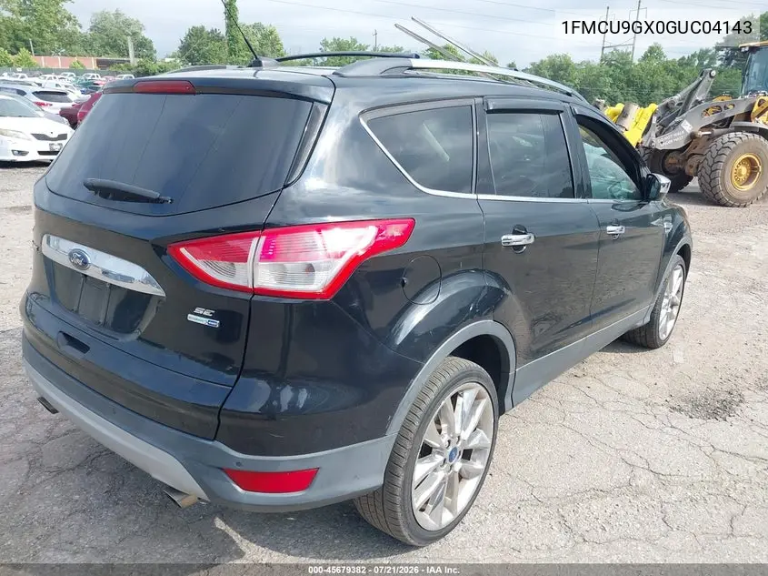 2016 Ford Escape Se VIN: 1FMCU9GX0GUC04143 Lot: 45679382