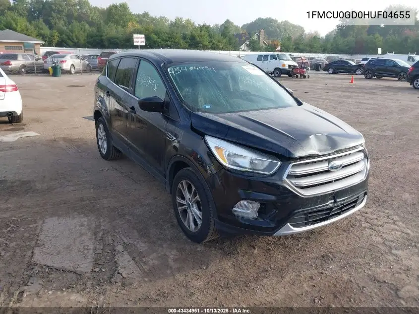 1FMCU0GD0HUF04655 2017 Ford Escape Se