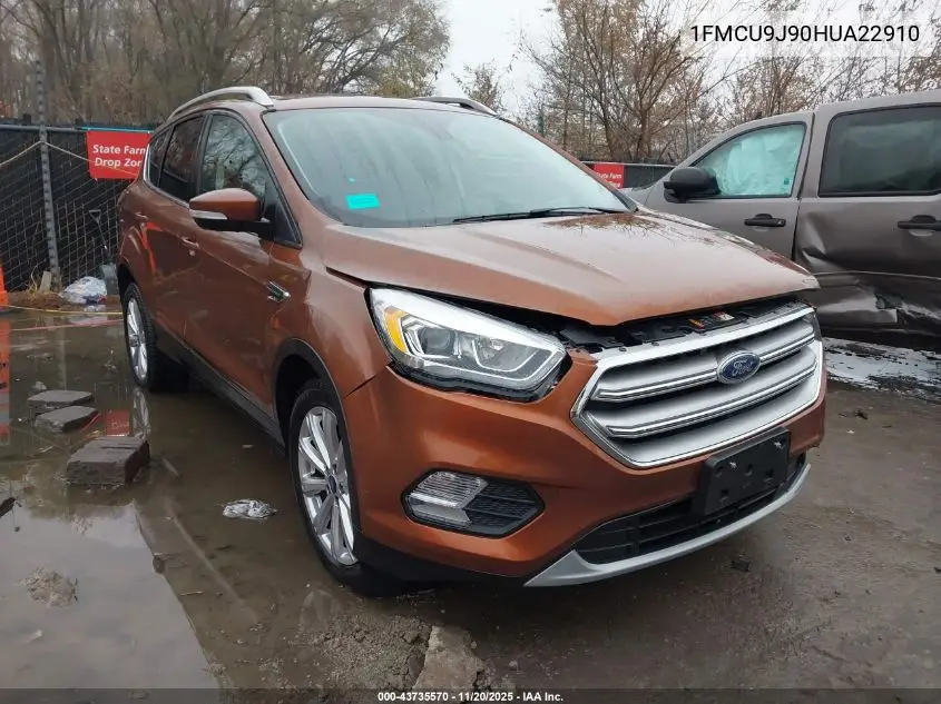 1FMCU9J90HUA22910 2017 Ford Escape Titanium