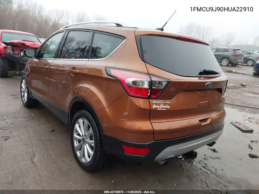 1FMCU9J90HUA22910 2017 Ford Escape Titanium