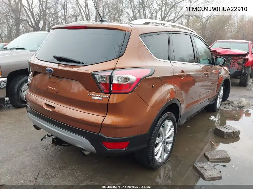 1FMCU9J90HUA22910 2017 Ford Escape Titanium