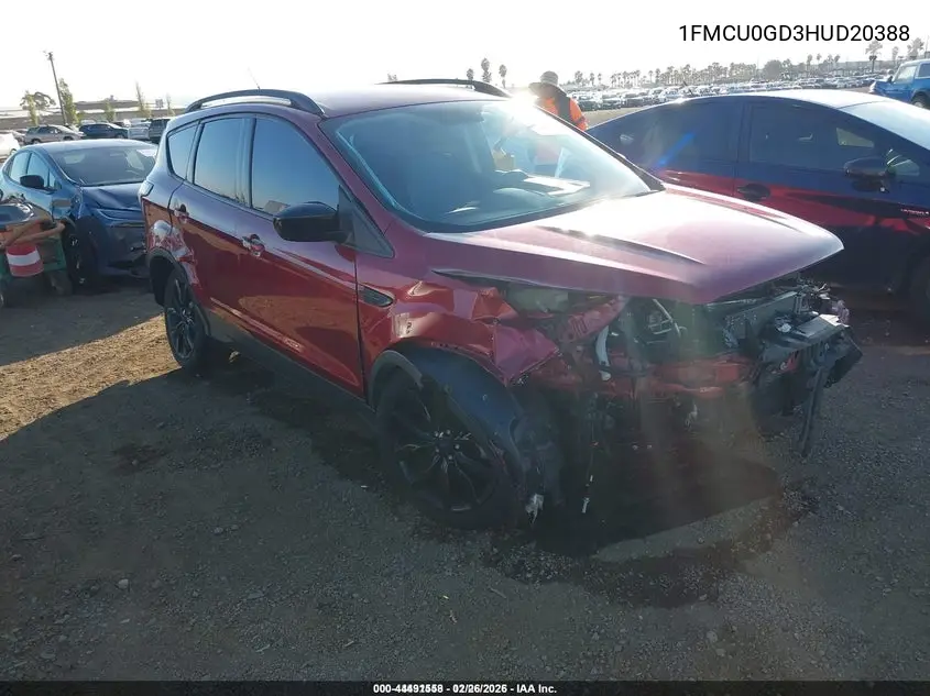 1FMCU0GD3HUD20388 2017 Ford Escape Se