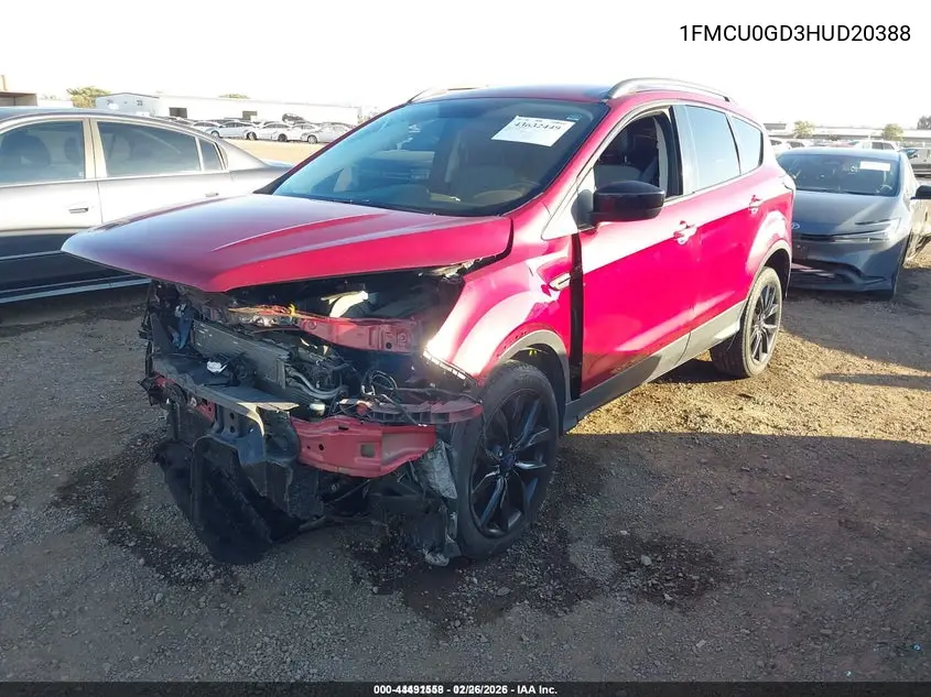 1FMCU0GD3HUD20388 2017 Ford Escape Se