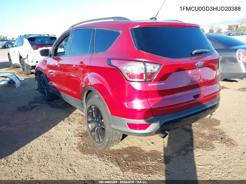 1FMCU0GD3HUD20388 2017 Ford Escape Se