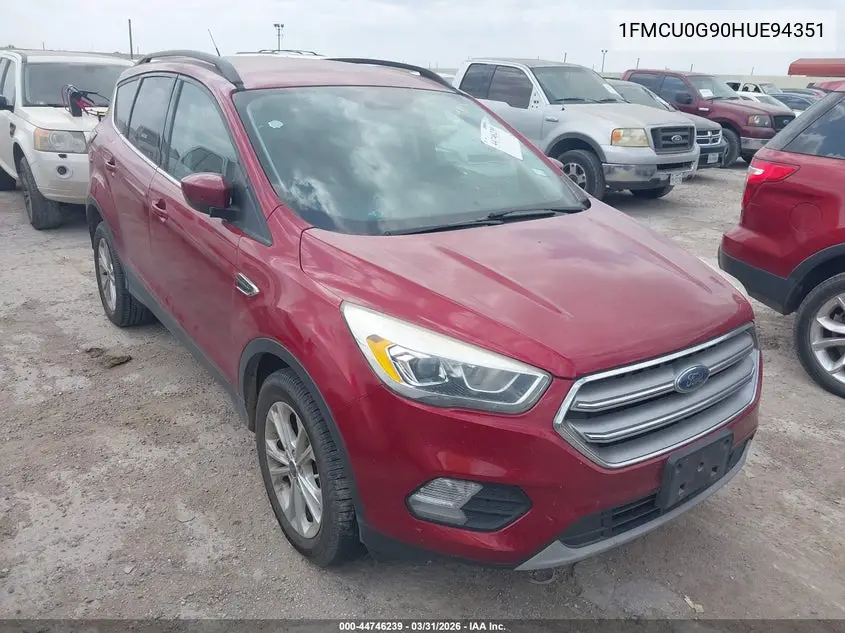 1FMCU0G90HUE94351 2017 Ford Escape Se