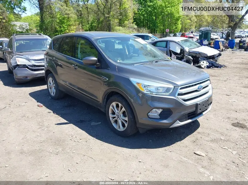 1FMCU0GDXHUC04427 2017 Ford Escape Se