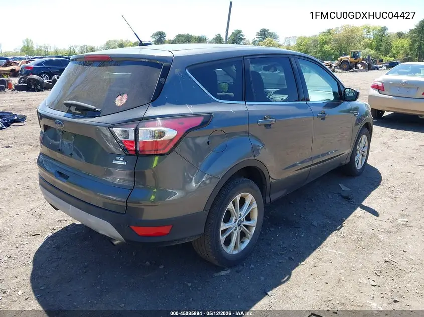 1FMCU0GDXHUC04427 2017 Ford Escape Se