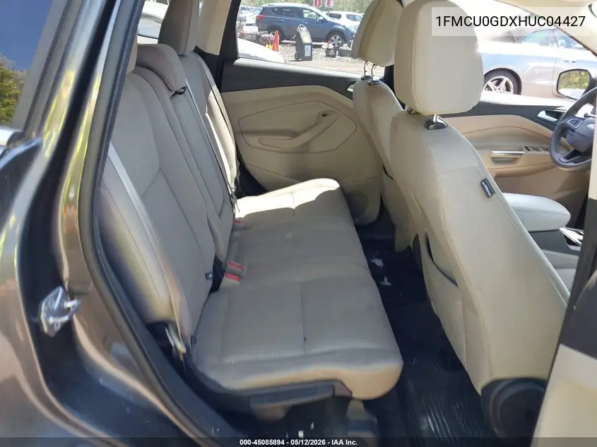 1FMCU0GDXHUC04427 2017 Ford Escape Se