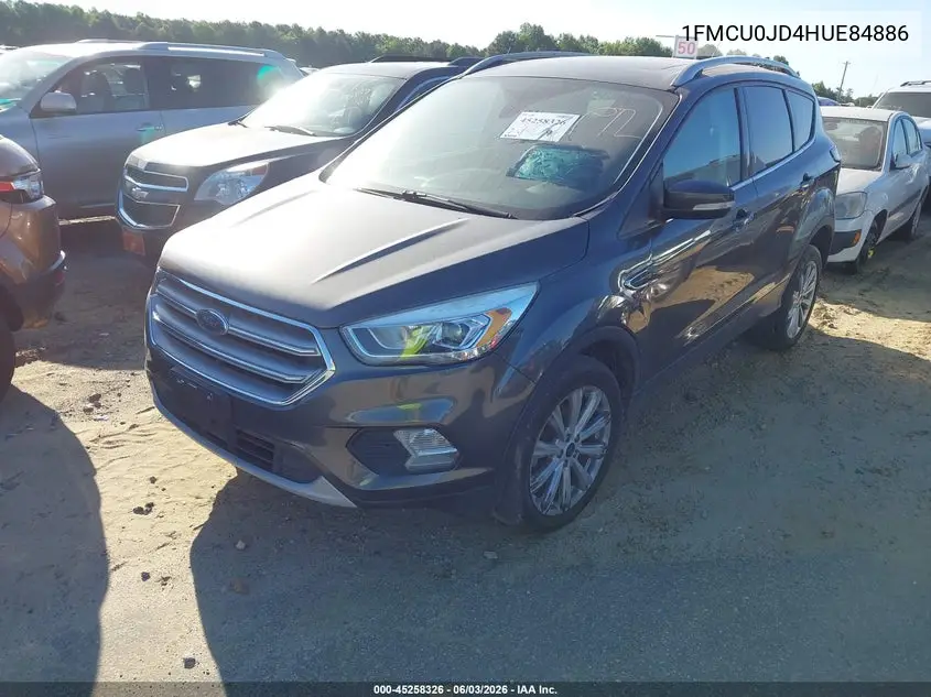 1FMCU0JD4HUE84886 2017 Ford Escape Titanium