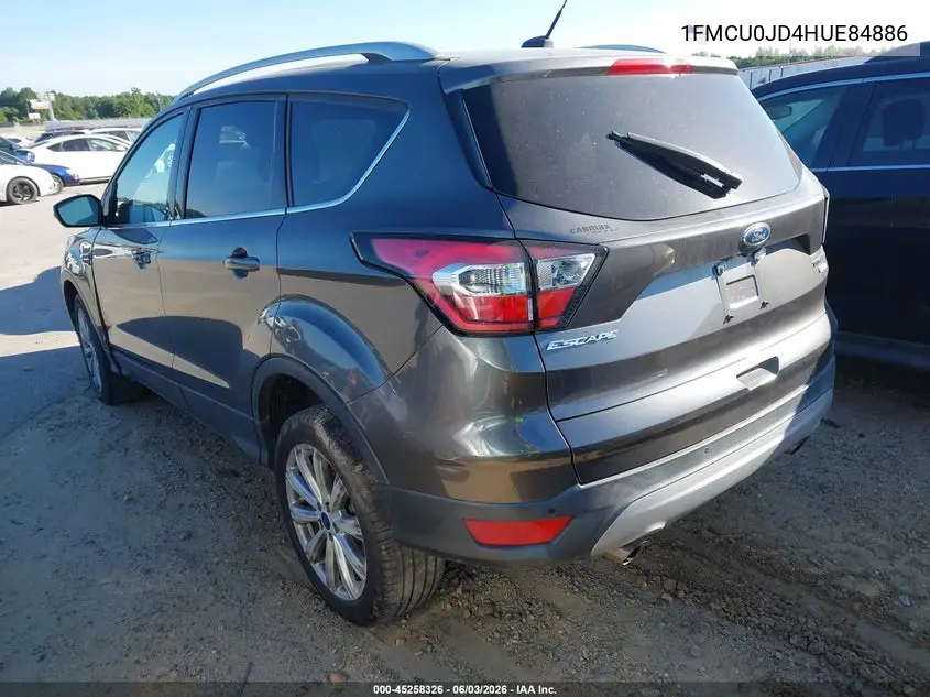 1FMCU0JD4HUE84886 2017 Ford Escape Titanium