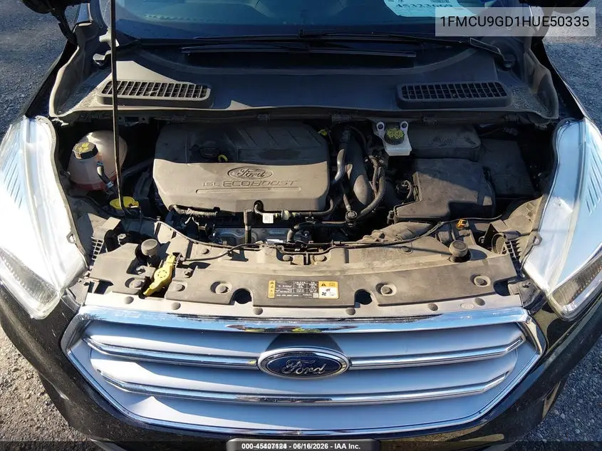 2017 Ford Escape Se VIN: 1FMCU9GD1HUE50335 Lot: 45407124