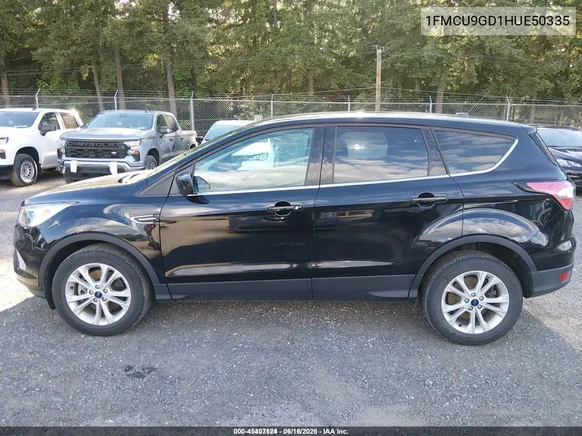 2017 Ford Escape Se VIN: 1FMCU9GD1HUE50335 Lot: 45407124