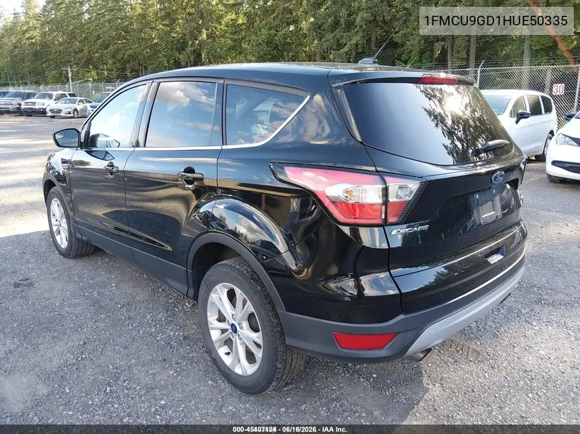 2017 Ford Escape Se VIN: 1FMCU9GD1HUE50335 Lot: 45407124