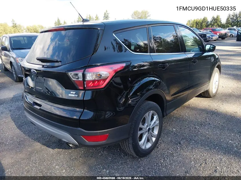 2017 Ford Escape Se VIN: 1FMCU9GD1HUE50335 Lot: 45407124