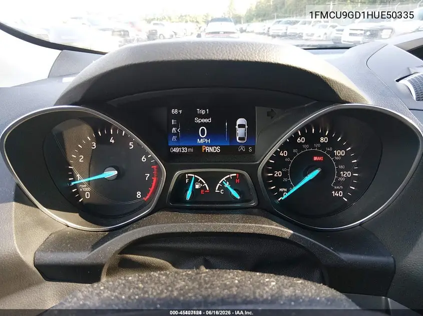 2017 Ford Escape Se VIN: 1FMCU9GD1HUE50335 Lot: 45407124