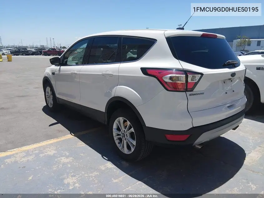 2017 Ford Escape Se VIN: 1FMCU9GD0HUE50195 Lot: 45516651