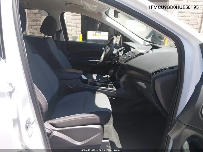 2017 Ford Escape Se VIN: 1FMCU9GD0HUE50195 Lot: 45516651