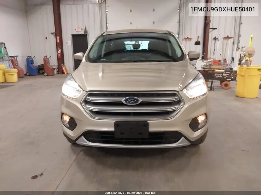 2017 Ford Escape Se VIN: 1FMCU9GDXHUE50401 Lot: 45516877