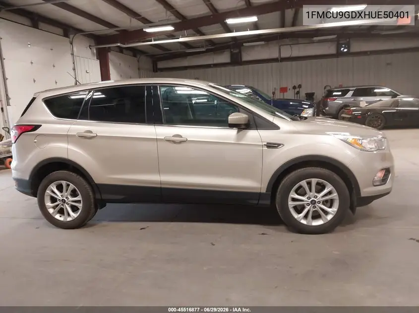 2017 Ford Escape Se VIN: 1FMCU9GDXHUE50401 Lot: 45516877