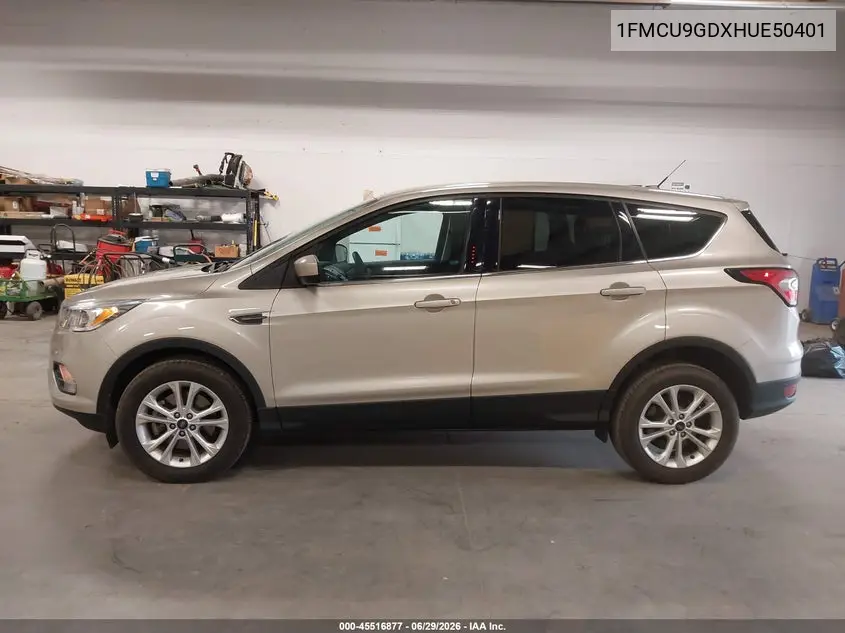 2017 Ford Escape Se VIN: 1FMCU9GDXHUE50401 Lot: 45516877