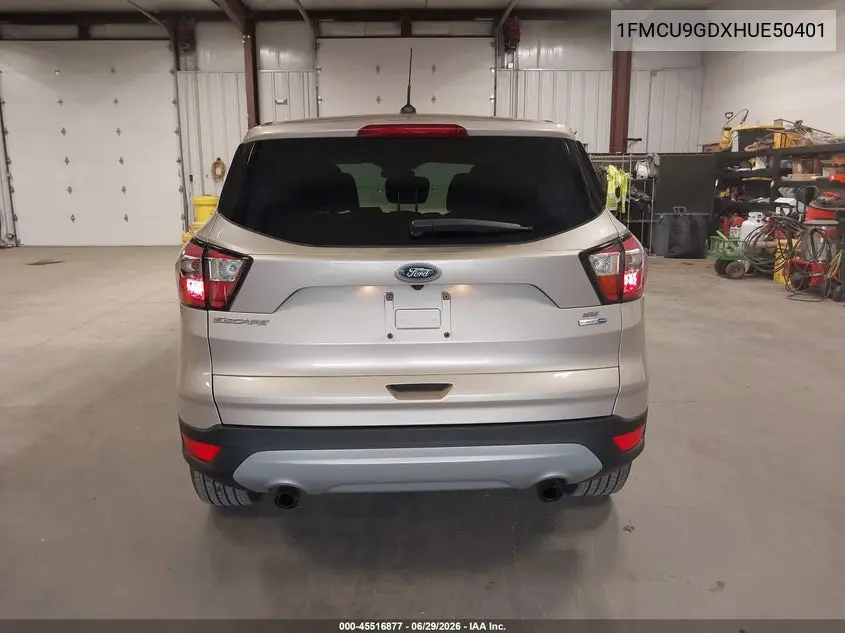 2017 Ford Escape Se VIN: 1FMCU9GDXHUE50401 Lot: 45516877
