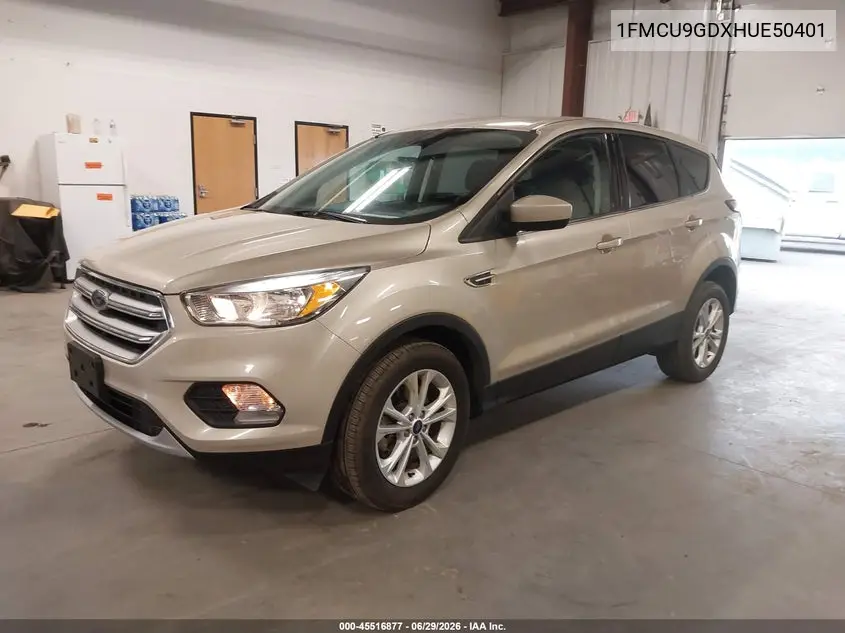 2017 Ford Escape Se VIN: 1FMCU9GDXHUE50401 Lot: 45516877