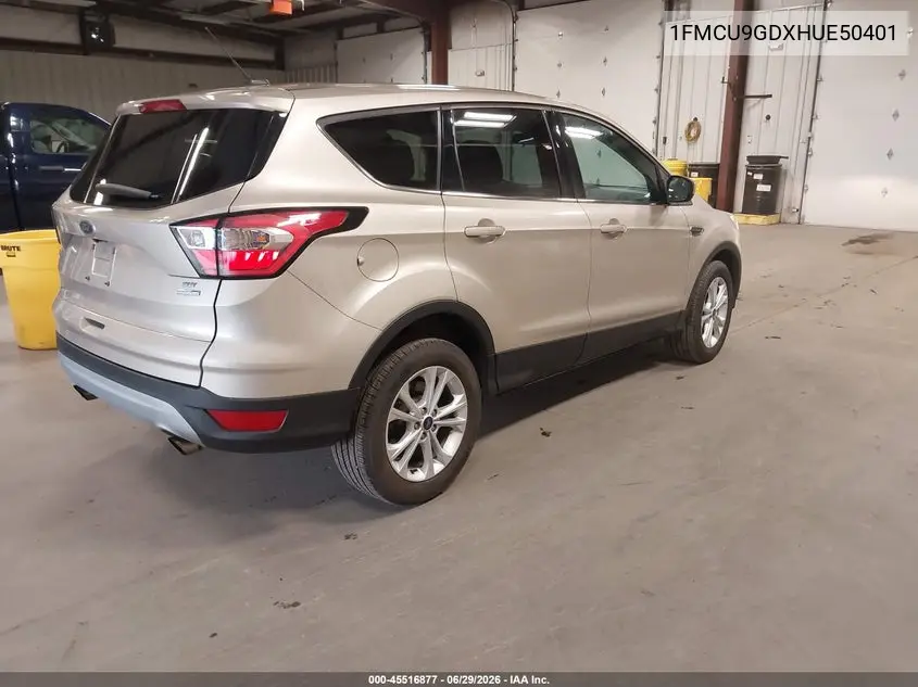 2017 Ford Escape Se VIN: 1FMCU9GDXHUE50401 Lot: 45516877
