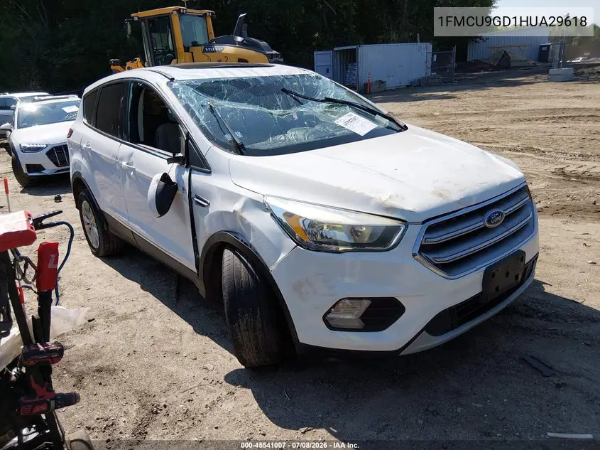 2017 Ford Escape Se VIN: 1FMCU9GD1HUA29618 Lot: 45541007